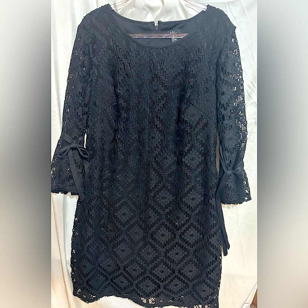 Elegant Black Lace Dress